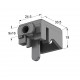 LEVERLOCK CURTAIN RAIL BRACKET / GRAY